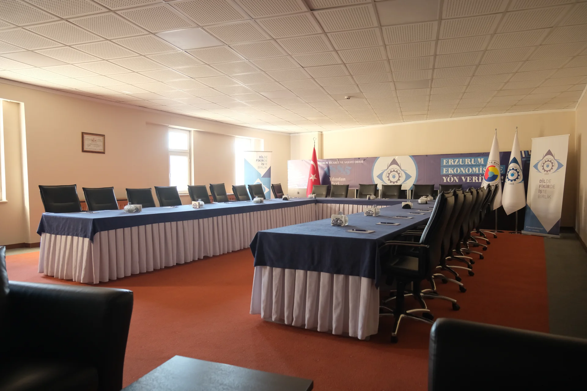 Erzurum Ticaret ve Sanayi Odası — Yönetim Toplantı Salonu — Öncesi 14